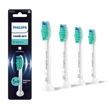 Насадка для зубної щітки Philips HX6014/87 ProResults (4 шт) (7086860) Зображення