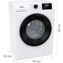 Пральна машина автоматична Gorenje W3NGPI72SBS/UA (7087421) Изображение