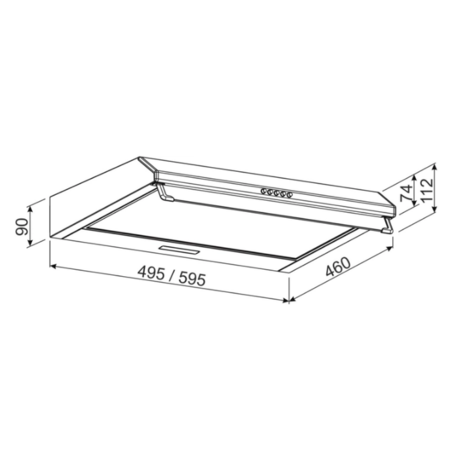 Витяжка Jantar ST I LED 60 BR (6902440) Изображение