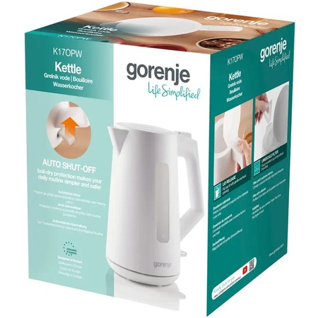 Електрочайник Gorenje K17OPW (7159945) Изображение