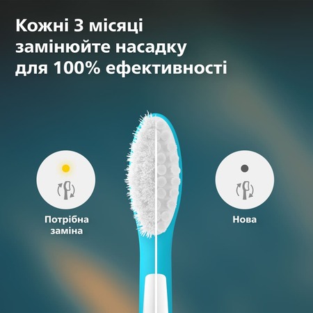 Насадка для зубної щітки Philips HX6042/90 Kids (2 шт) (7086863) Изображение