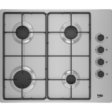 Газова варильна поверхня Beko HIGG 64123 SX (6788125) Зображення