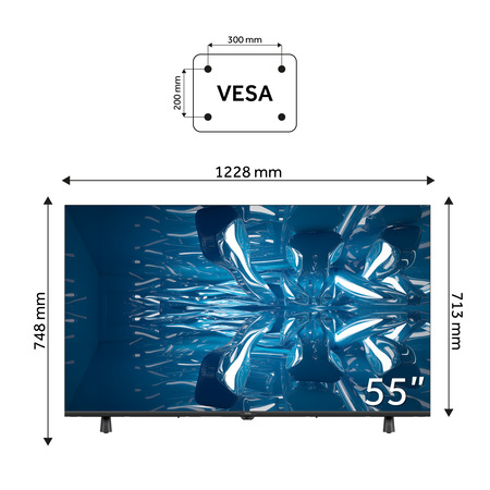 LED-телевізор Haier H55K85FUX  (7133341) Изображение