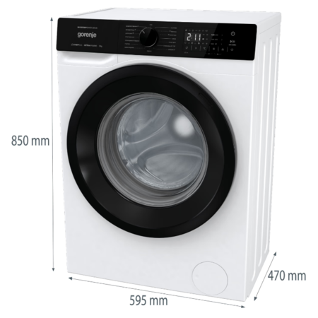Пральна машина автоматична Gorenje WNHA74SAS (6950954) Зображення