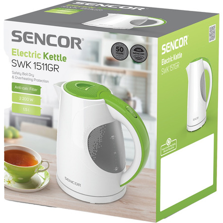 Електрочайник Sencor SWK 1511GR (7099681) Изображение