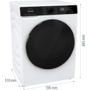 Прально-сушильна машина Gorenje WD 2PA854 ADW/UA (7149459) Зображення