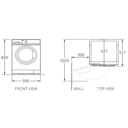 Пральна машина автоматична Haier HW90G-B14979TU1S (6931157) Изображение