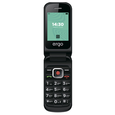 Мобільний телефон ERGO F241 Dual Sim Black (6906376) Зображення