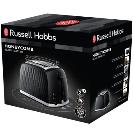 Тостер Russell Hobbs 26061-56 Honeycomb Black (6651553) Изображение
