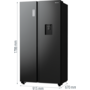 Холодильник Hisense RS711N4WFE (6976119) Изображение
