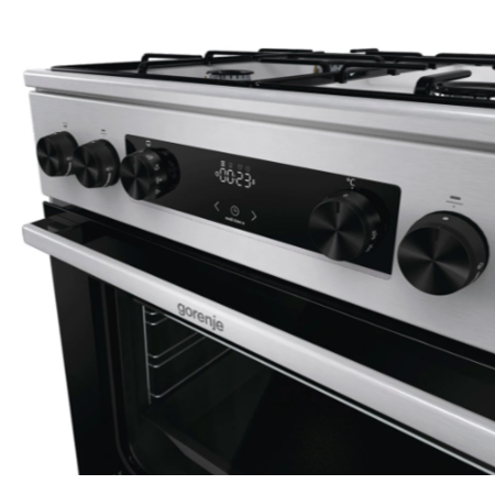 Комбінована плита Gorenje GKS6C70XJ (FM6A4D-JPJDB) (6851428) Зображення