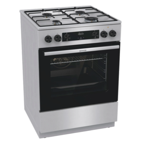 Комбінована плита Gorenje GKS6C70XJ (FM6A4D-JPJDB) (6851428) Зображення