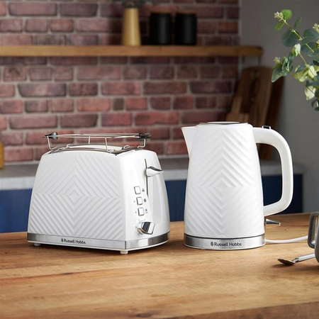 Електрочайник Russell Hobbs 26381-70 Groove White (6893229) Изображение