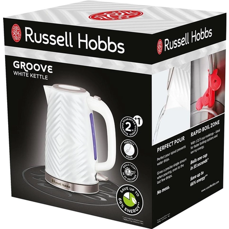 Електрочайник Russell Hobbs 26381-70 Groove White (6893229) Изображение