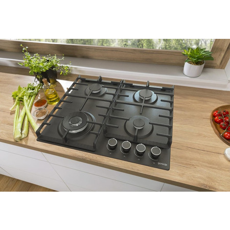 Газова варильна поверхня Gorenje GW642AB (BG6AB-G0B)  (6650718) Зображення