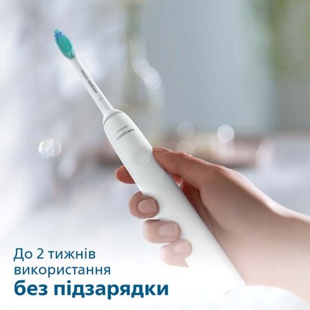 Зубна електрощітка Philips HX3651/13 Gemini 2100 White (6741335) Изображение