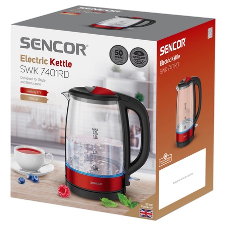 Електрочайник Sencor SWK 7401RD (6924116) Изображение