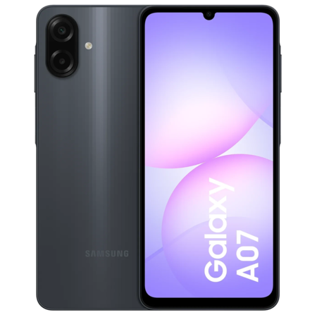 Смартфон Samsung Galaxy A07 4/128Gb ZKG Black (7167591) Зображення