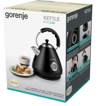 Електрочайник Gorenje K 17 CLBK (6551976) Изображение