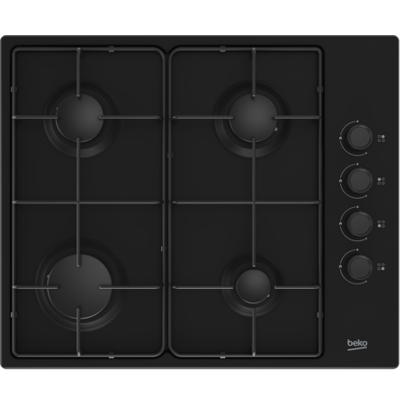 Газова варильна поверхня Beko HIGG 64123 SB (6739347) Зображення