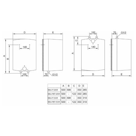 Водонагрівач Tiki Mini P 15V9 (GT 15 O) (6977304) Изображение