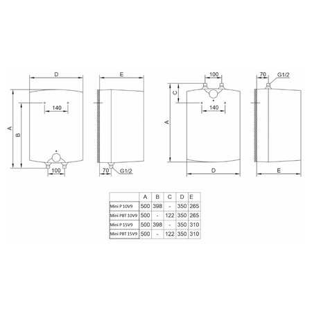Водонагрівач Tiki Mini PBT 15V9 (GT 15 U) (6977305) Изображение