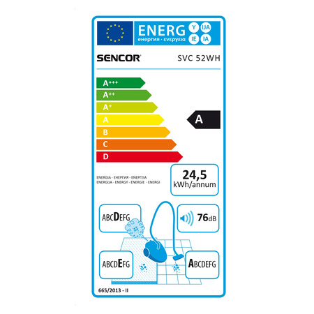 Пилосос Sencor SVC 52WH-EUE3 (7200556) Изображение