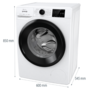 Пральна машина автоматична Gorenje WPNEI94A1SWIFI/UA (6997664) Зображення