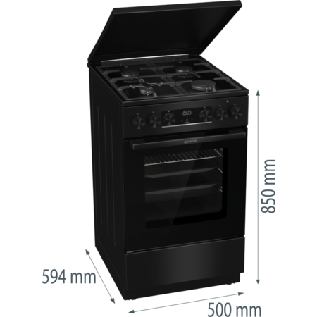 Комбінована плита Gorenje GK5C42BF (FM513D-FPD4B) (7083203) Изображение