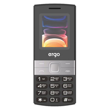 Мобільний телефон ERGO B185 Dual Sim Black (7137267) Зображення