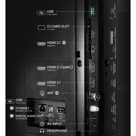 LED-телевізор Hisense 55A85Q  (7134193) Изображение