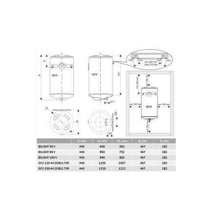 Водонагрівач Tesy Bilight 50 V (6397991) Изображение
