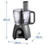 Кухонний комбайн Russell Hobbs 27111-56 Matte Charcoal Food Processor (7030814) Изображение