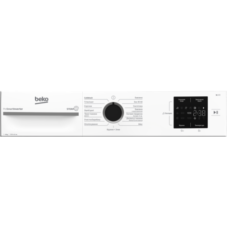 Пральна машина автоматична Beko BM1WFSU36233WB (7205149) Изображение