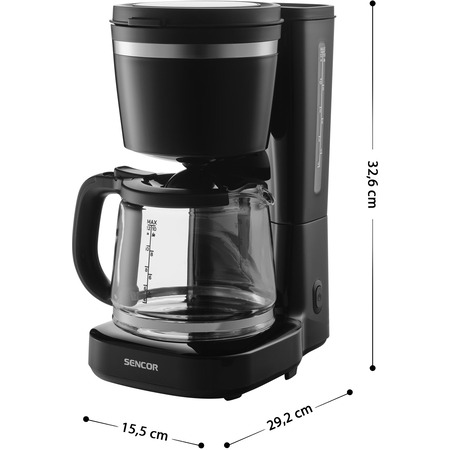 Кавоварка крапельна Sencor SCE 2710BK (7224500) Зображення