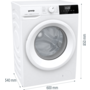 Прально-сушильна машина Gorenje W3D2A854ADS/UA (7139934) Изображение