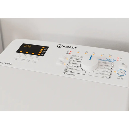 Пральна машина автоматична Indesit BTW S60400 EU/N (7221705) Изображение