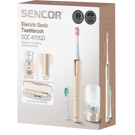 Зубна електрощітка Sencor SOC 4111GD (7135805) Изображение