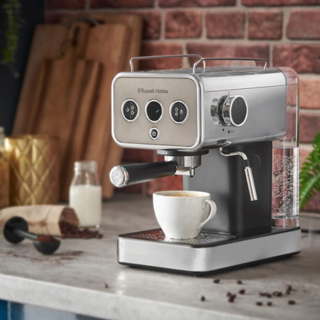 Кавоварка еспрессо Russell Hobbs 26452-56 Distinctions Titanium (6899417) Изображение