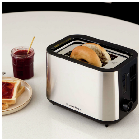 Тостер Russell Hobbs 27390-56 Heaton Brushed 2Slice Toaster (7030835) Изображение
