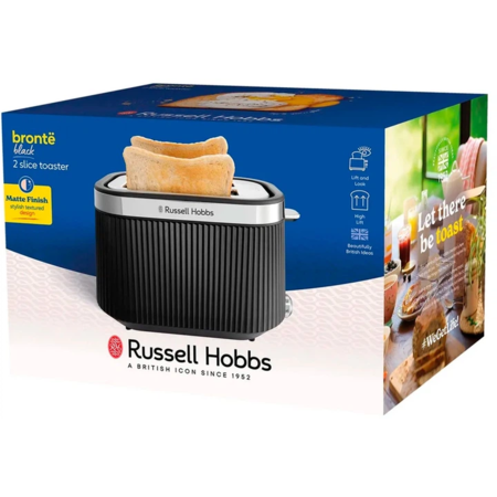 Тостер Russell Hobbs 26760-56/RH Bronte 2S Toaster Black (7234885) Изображение