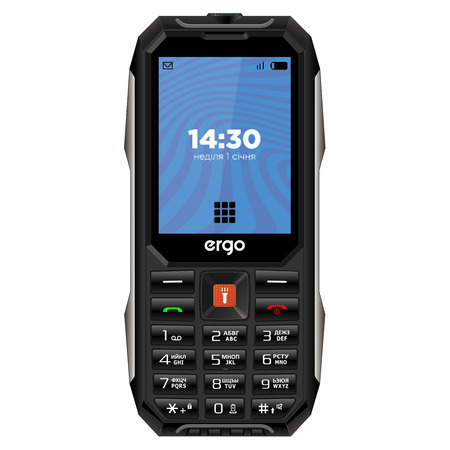 Мобільний телефон ERGO E283 Dual Sim Black (7199689) Зображення