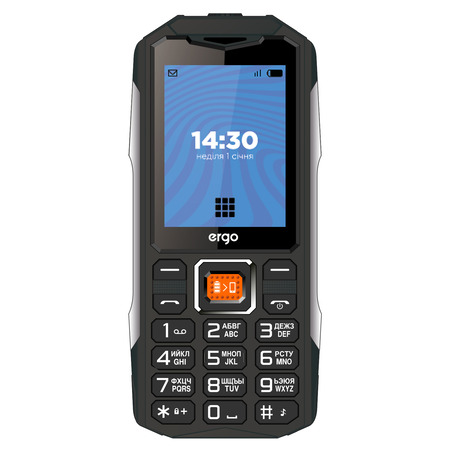 Мобільний телефон ERGO E242 Dual Sim Black (7200873) Зображення
