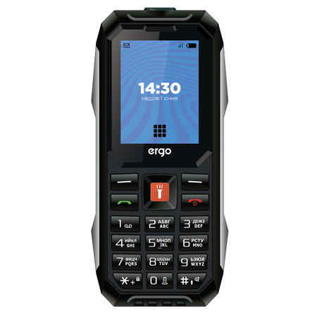 Мобільний телефон ERGO E182 Dual Sim Black (7216418) Зображення
