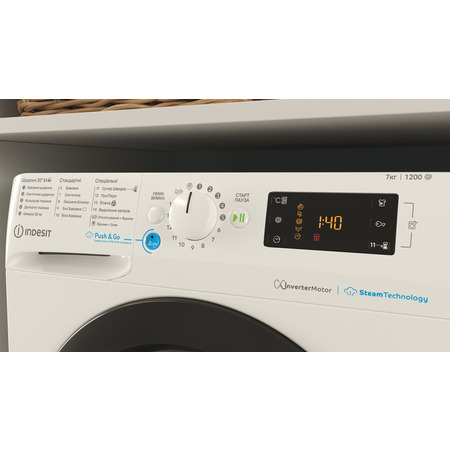 Пральна машина автоматична Indesit BWSE 71293X WBV UA (6789916) Изображение