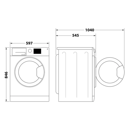Сушильний автомат Whirlpool WPS 8 WBS UA (7221664) Изображение