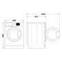 Сушильний автомат Whirlpool WP B8X WBS UA (7221667) Изображение