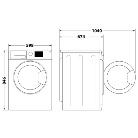 Сушильний автомат Whirlpool WP B9X WBS UA (7221668) Изображение
