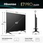 LED-телевізор Hisense 43E7Q PRO  (7134217) Изображение