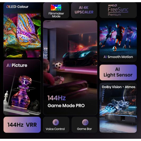 LED-телевізор Hisense 43E7Q PRO  (7134217) Изображение
